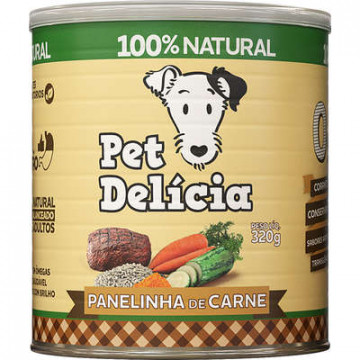 Lata Pet Delícia Panelinha de Carne para Cães - 320g